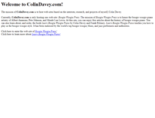 Tablet Screenshot of colindavey.com
